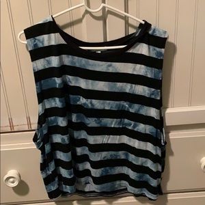 Striped loose fit tank